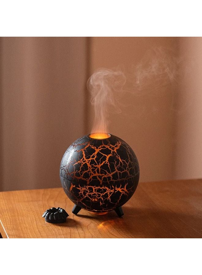 مُبَخِّرُ كْرَاكْ الأَبْيَضُ البُرْكَانِيُّ بِشُعْلَةٍ وَتَأْثِيرِ ثَوْرَانٍ بِسَبْعِ أَلْوَانٍ وَإِيقَافٍ آليٍّ سِعَةُ 200 مِلْ - Image 4